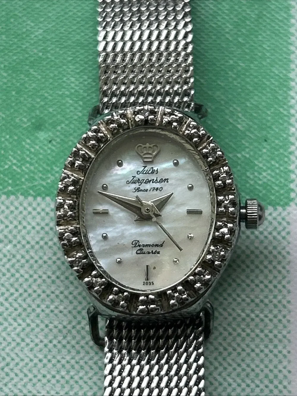 Jules Jurgensen MOP Dial Women’s Quartz Watch With Box And Bands